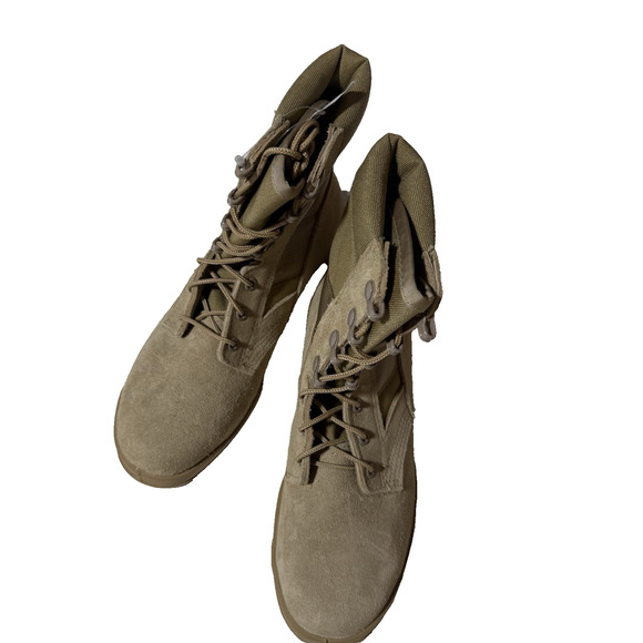 6 Wo's Military Hot weather steel Toe Combat boot, TAN - Picture 16 of 16